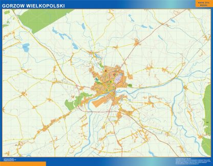 Carte Gorzow Wielkopolski Pologne