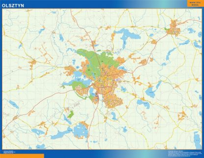 Carte Olsztyn Pologne