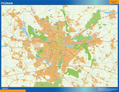 Carte Poznan Pologne