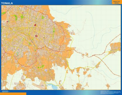 Carte Tonala Mexique